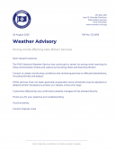 Strong winds affecting New Britain Services