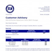 2024 Q3 Bunker Adjustment Factor (BAF)
